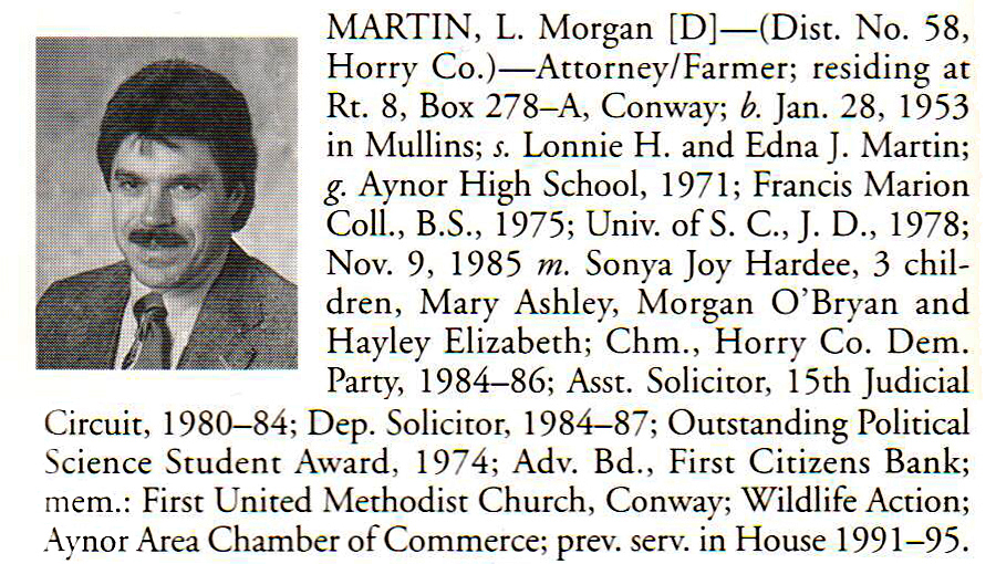 Representative L. Morgan Martin biography