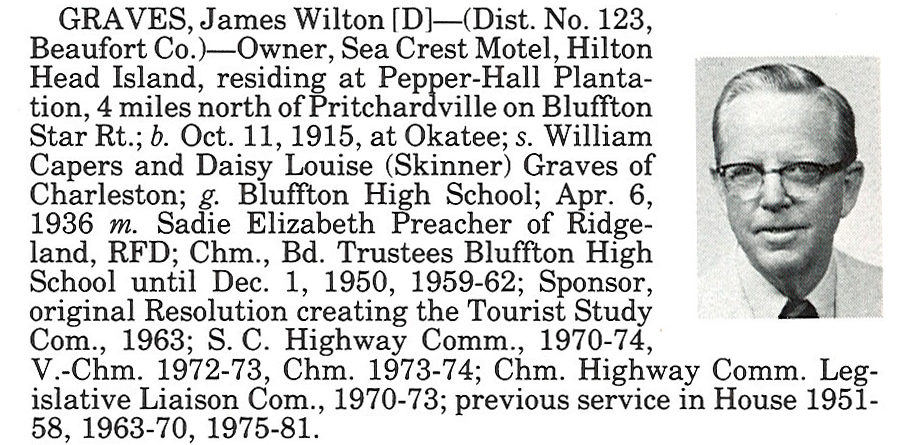 Representative James Wilton Graves biography